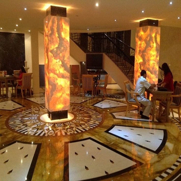 piedra traslúcida - lobby
