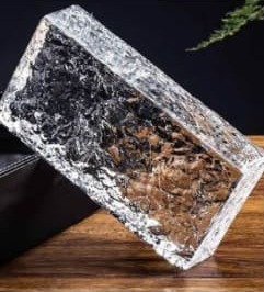 traga luz de cristal