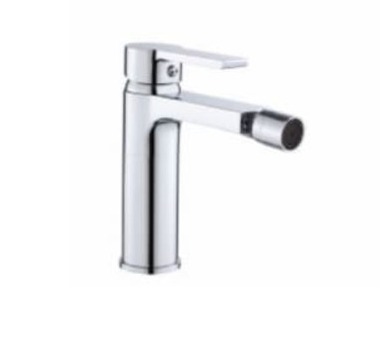 grifo monomando de acero inoxidable para baño